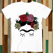 Frida Kahlo Selfie T Shirt Adult Unisex Men Women Retro Design Tee Vintage Top A4936 4XL