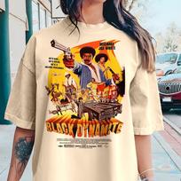 SALE Black Dynamit T-Shirt Vintage Natural color Men's T-Shirt dtg Digital Print SIZES XL 4XL