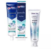 Crest 3D White Arctic Mint & Shuke Brightening Toothpaste Bundle