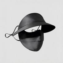 Men's Silk Sun Protection Full Face Mask with Brim juoda