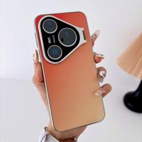 Pura 90 Pro Max Phone Case With Gradient Finish Kickstand Shockproof TPUPC Cover P80 Camera Protection Huawei Pura 90 Pro