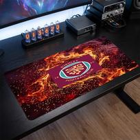 Burnley Football Print Large Mouse Pad, Anti-Slip Extended Gaming Desk Mat for Office Home 30cmx60cm（11.8x23.6inch）