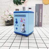 Hotsale Electronic Music Atm Piggy Bank Kids Key to Unlock Atm Piggy Bank Hot Atm Machine Piggy Bank mėlyna