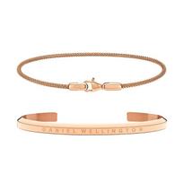 Daniel Wellington Light luxury, simple, rose gold bracelet, bracelet set, same style for men and women, couple style C001C670 auksas