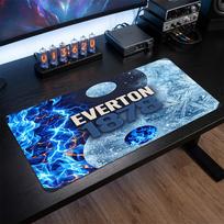 Everton Football Print Large Mouse Pad, Anti-Slip Extended Gaming Desk Mat for Office Home 30cmx60cm（11.8x23.6inch）