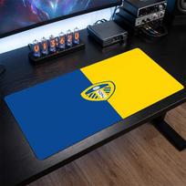 Leeds United Football Print Large Mouse Pad, Anti-Slip Extended Gaming Desk Mat for Office Home 30cmx60cm（11.8x23.6inch）