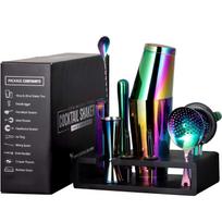 Amazon Best Seller 14pcs Boston Cocktail Shaker Set Multicolor Stainless Steel Bar Tools