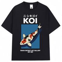 2026 Japan Fuji Dragon Yako Tokyo Koi Fish Design TShirt High Quality Fashion Casual Breathable Unisexs Crew Neck Print TShirt M
