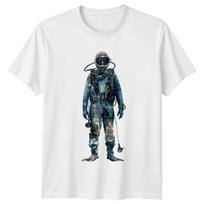 Vintage Scuba Diver T-Shirt Deep Sea Diving Gift For Him And Her XXL white