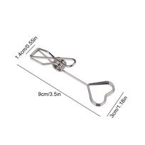 Metal Heart Shape Place Card Holder Photo Clip Stand Desktop Memo Clip Wedding Party Table Name Sign Decoration Supplies