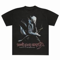 Devil May Cry 3 Dantes Awakening Vergil Retro Video Game T Shirt for Men Women Vintage Action Graphic Print Tee L