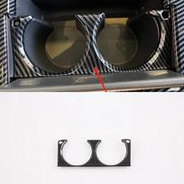 TENGKAI ABS Auto Water Cup Holder Cover Front Seat for Toyota Sienna 2022 Car Accessories juoda