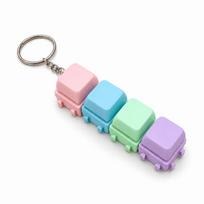 2/3/4/9 Keys Mini Key Press Toy Keycap Button Stress Relief Toy  Decompression 4-1 keys