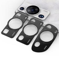 Aliuminio fotoaparato objektyvo ekrano apsauga, skirta Huawei P60 Pro Art Metalinis fotoaparato dangtelis, skirtas Huawei P60Pro nugaros apsaugos žiedo dėklas Huawei P60 Pro juoda