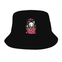 Nezuko Bucket Hat for Woman Beach Demon Slayer Kimetsu No Yaiba Kamado Anime Floppy Hat Manga Fishing Caps Getaway Headwear One Size