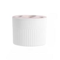1pc Simple and Stylish Plastic Toothbrush and Toothpaste Organizer - Freestanding Toothbrush Holder for Bathroom Accessories balta