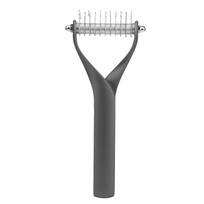 Pet Grooming Tool 2 Sided Undercoat Rake Puppy Cat Hair Comb Brush Removing Open KnotsBlack Large Small juoda