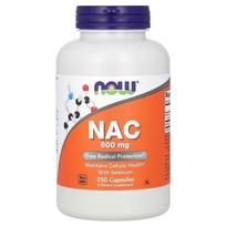 Now Foods NAC N-acetilcisteinas 600 mg - 250 kapsulių