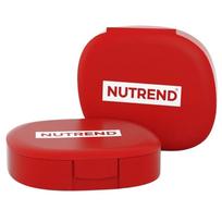 Nutrend Pill Box dėžutė kapsulėms, vitaminams su skyreliais raudona