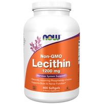 Now Foods Lecitinas (Lecitinas be GMO) 1200 mg - 400 gelio kapsulių