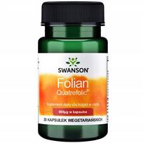 Swanson folio rūgšties 5-metiltetrahidrofolio rūgštis 800 mcg - 30gie Caps