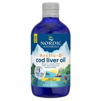 Nordic Naturals Arctic-D menkių kepenų aliejus, citrinų skonio - 237 ml