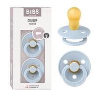 Čiulptukas BIBS Colour 2 vnt. Lateksinis Persikinis 6–18 mėn.