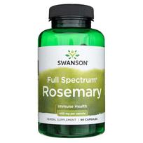 Swanson Full Spectrum Rosemary 400 mg - 90 kapsulių