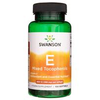 Swanson vitaminas E mišrūs tokoferoliai 400 TV - 100 minkštųjų gelių