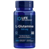 Life Extension L-glutaminas 500 mg - 100 kapsulių