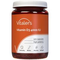 Vitaler vitaminas D3 4000 TV - 120 minkštųjų gelių