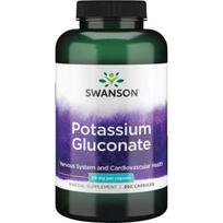 Swanson kalio gliukonatas 99 mg 250 kapsulių