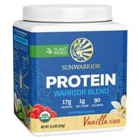 Sunwarrior Protein Warrior Blend augaliniai baltymai, vanilė - 375 g