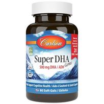 Carlson Labs Super DHA Gems 500 mg - 60 + 20 kapsulių
