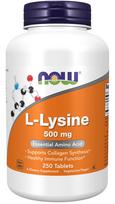 NOW FOODS L-lizinas 500 mg 250 tablečių