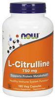 NOW FOODS L-Citrulinas 750 mg 180 kapsulių