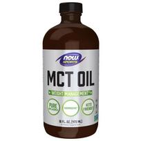 Now Foods bekvapis skystas MCT aliejus - 473 ml
