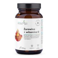 AURA HERBALS Spanguolių 800 mg + vitamino C 200 mg 60 kapsulių