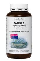 KRAUTERHAUS SANCT BERNHARD OMEGA 3 Žuvų taukai 500 mg 400 kapsulių