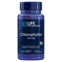 Life Extension Chlorofilinas - chlorofilinas 100 mg 100 kapsulių