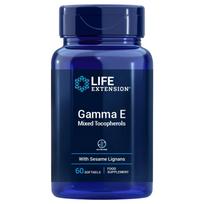 Life Extension Gama E mišrūs tokoferoliai ES 60 kapsulių