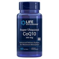 Life Extension Super Ubichinol CoQ10 100 mg 60 kapsulių