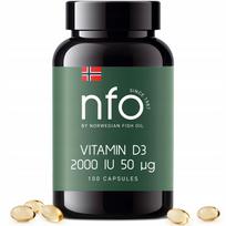 NFO Vitaminas D3 2000 TV 100 kapsulių
