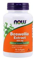 NOW FOODS Bosvelijos 500 mg ekstraktas 90 kapsulių