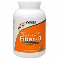 NOW FOODS Fiber-3 - skaidulos 454 g