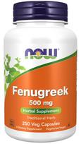 NOW FOODS Fenugreek - Fenugreek 500 mg 250 kapsulių