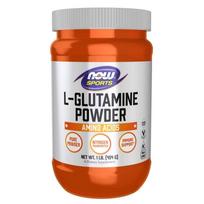 NOW FOODS L-glutamino milteliai - L-glutaminas 454 g