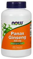Now Foods Panax ženšenis 500 mg 250 kapsulių