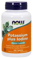 Now Foods Kalis Plus Iodine - Kalis + Jodas 180 tablečių