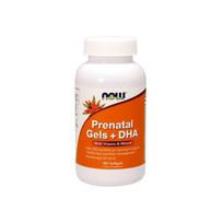 Now Foods Prenataliniai geliai + DHA - Prenataliniai vitaminai ir mineralai + DHA 180 kapsulių
